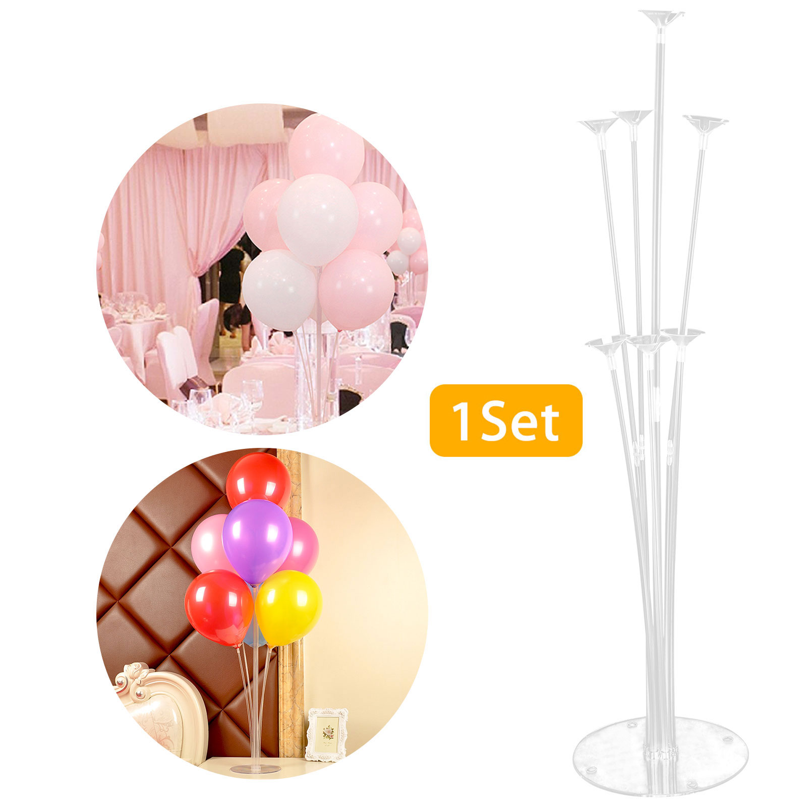 70cm Plastic Balloon Column Base Balloons Stand Wedding Birthday Party Decor New 